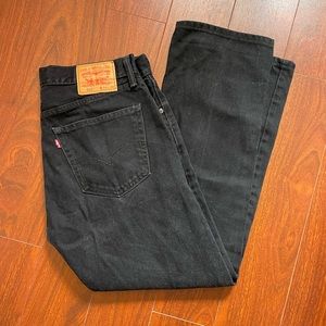 Levis Black 505 Jeans Size 34X30
